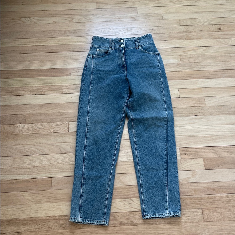 IRO High Rise Blue Women's Jeans size 36 - Picture 7 of 10